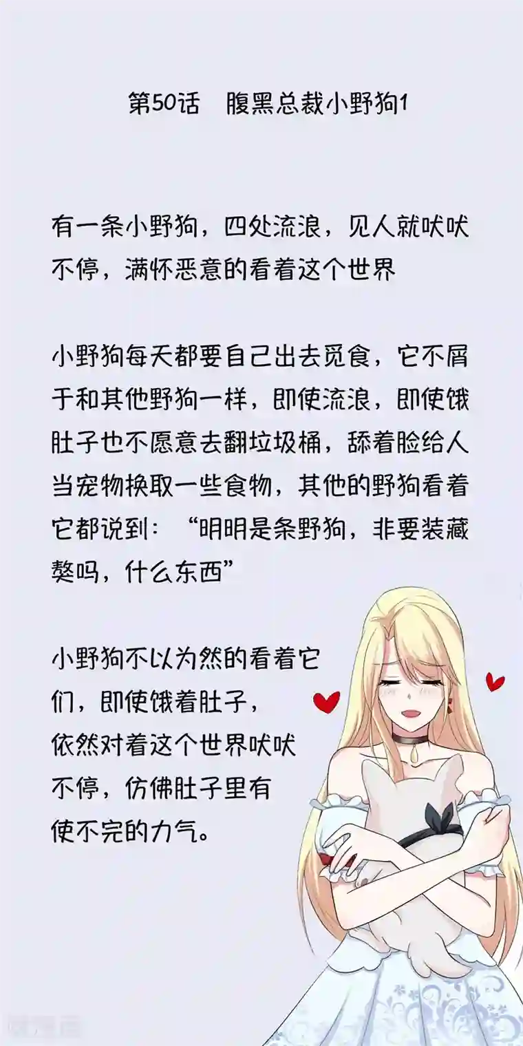 怦然心动的秘密第50话 腹黑总裁小野狗1