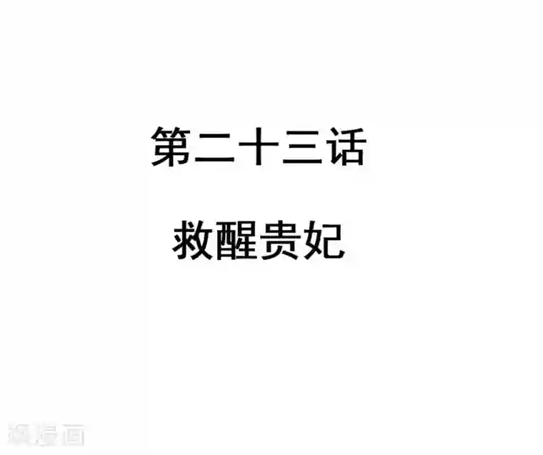 重生帝女乱天下第23话 救醒贵妃