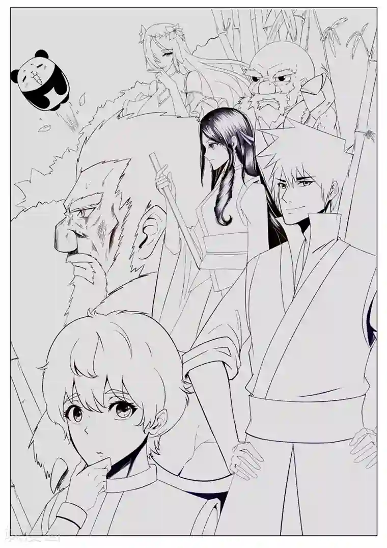 神武之灵番外1 那些碎碎念和线稿