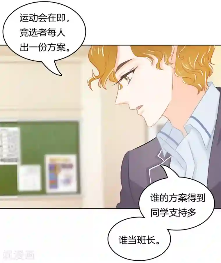 学霸哥哥转型中第179话 慕小雅参加竞选