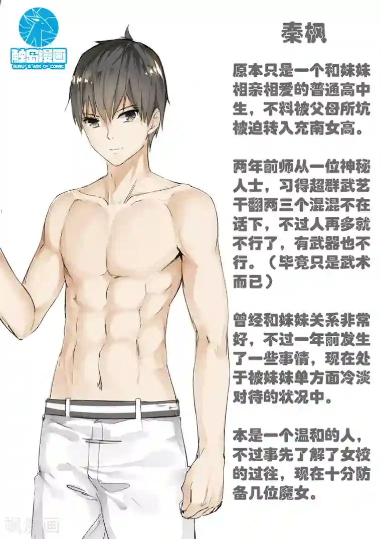 女子学院的男生第38话 人物小传