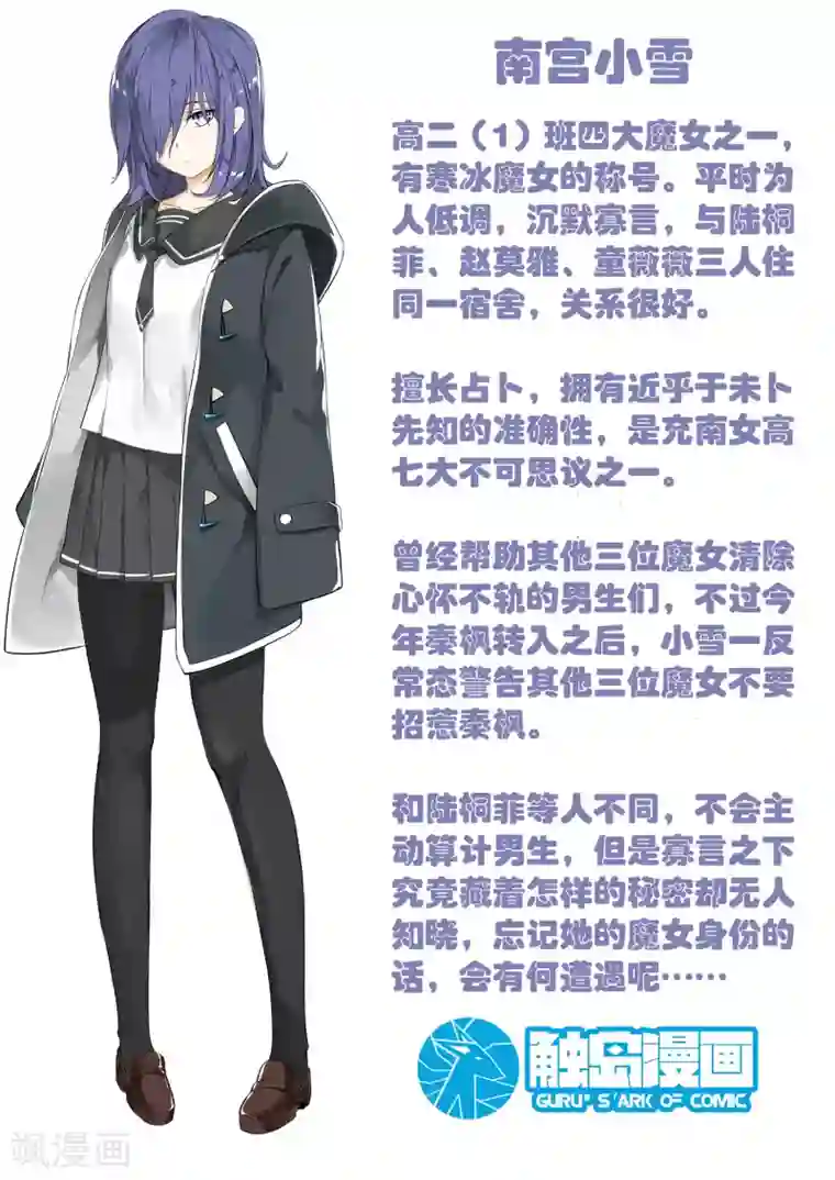 女子学院的男生第38话 人物小传