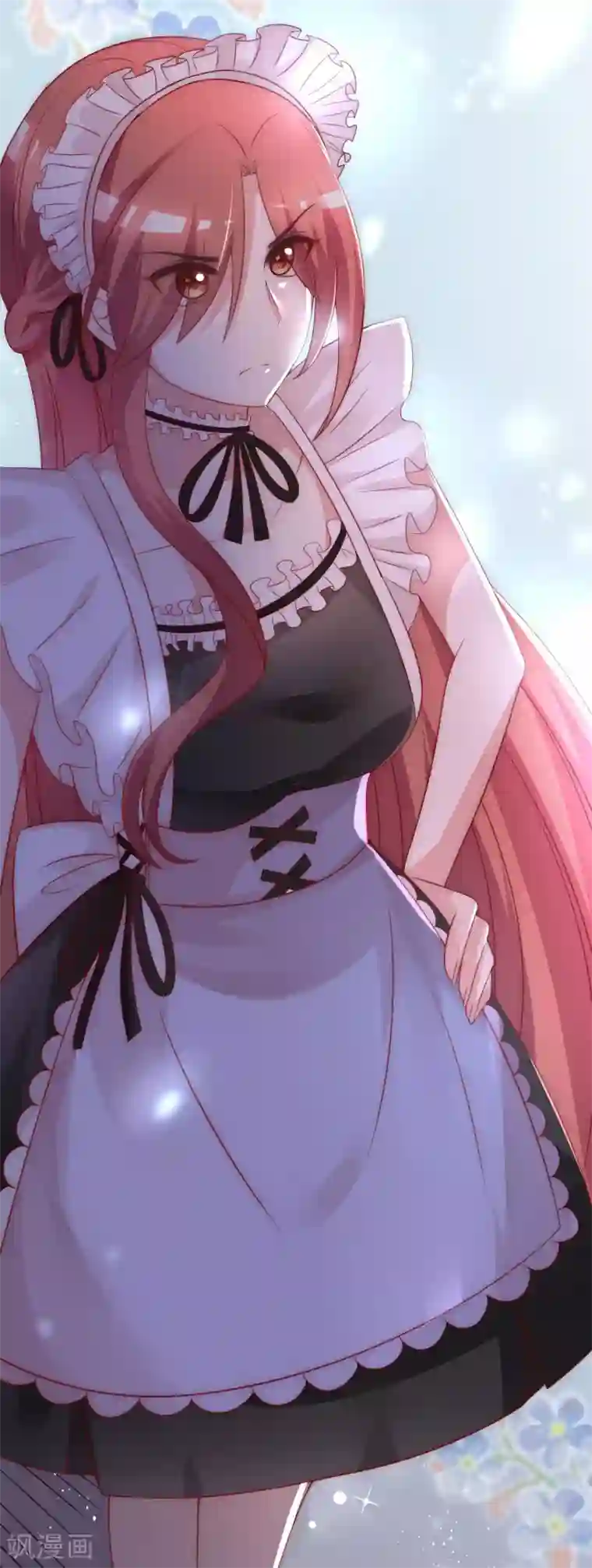 渣男总裁别想逃第131话 穿着女仆装见江总