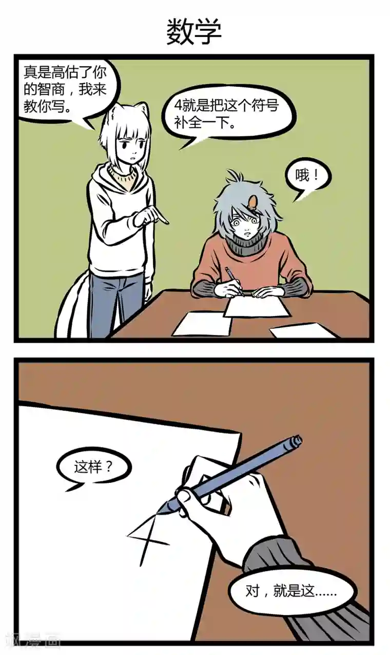 非人哉第296话 伪学霸