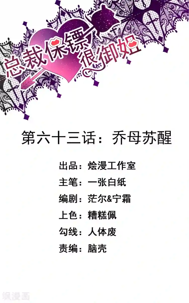 总裁保镖很御姐第63话 乔母苏醒