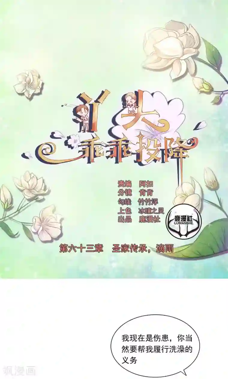 丫头，乖乖投降第63话 圣家传承，滴雨