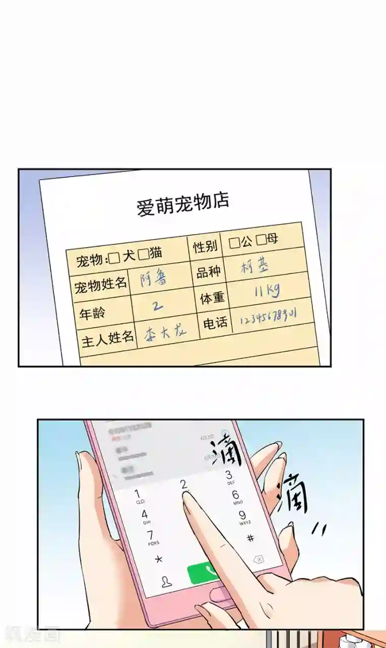 一千零一色号第33话3 捡到一只狗