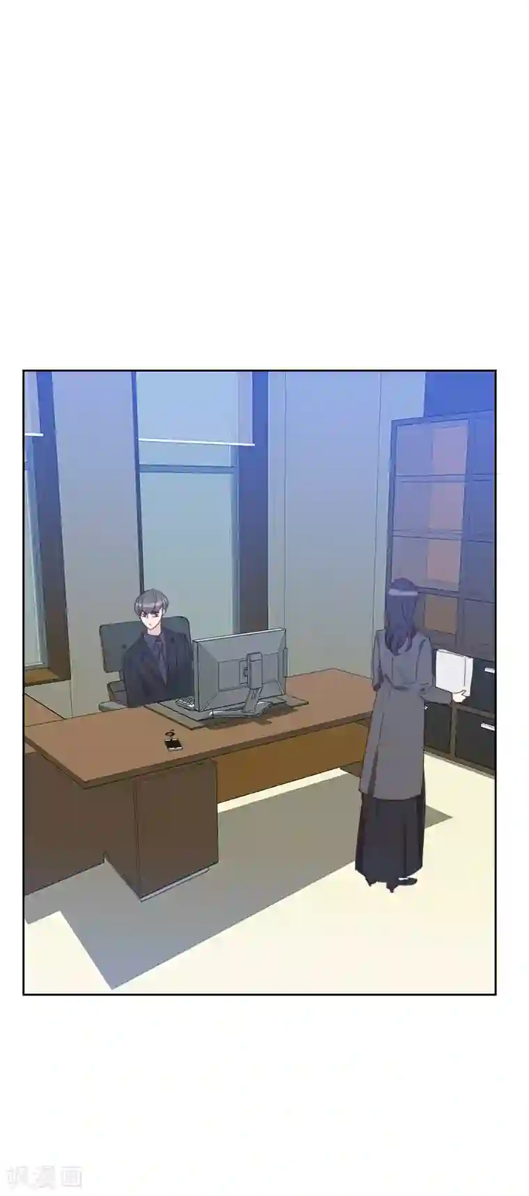 初恋男友是boss第64话 和别的男人约会？