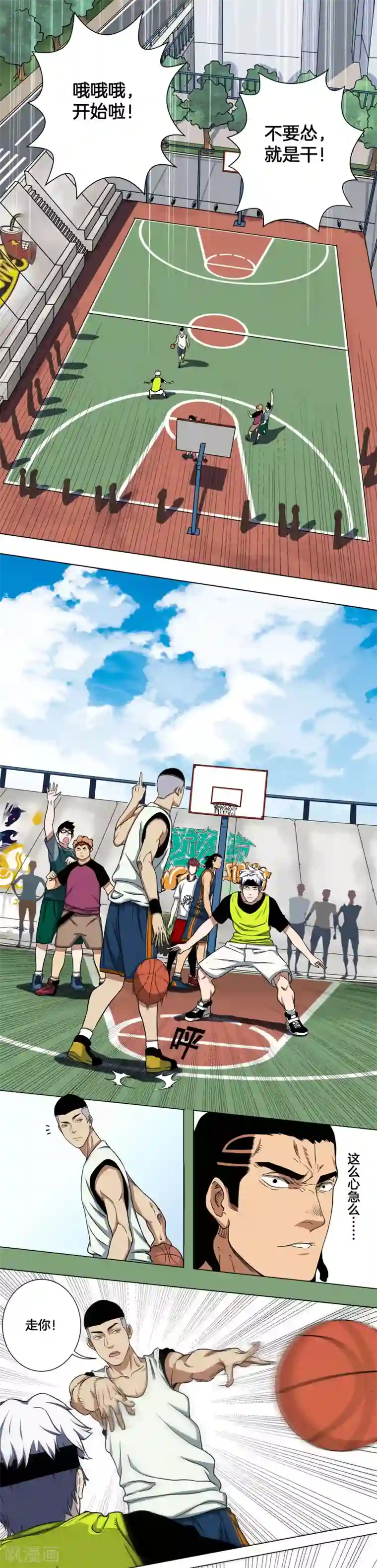 篮板下的青春第2话 有点意思……