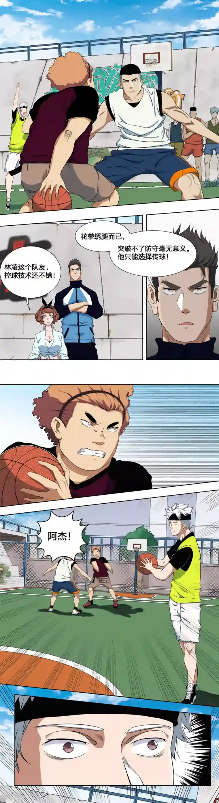 篮板下的青春第2话 有点意思……