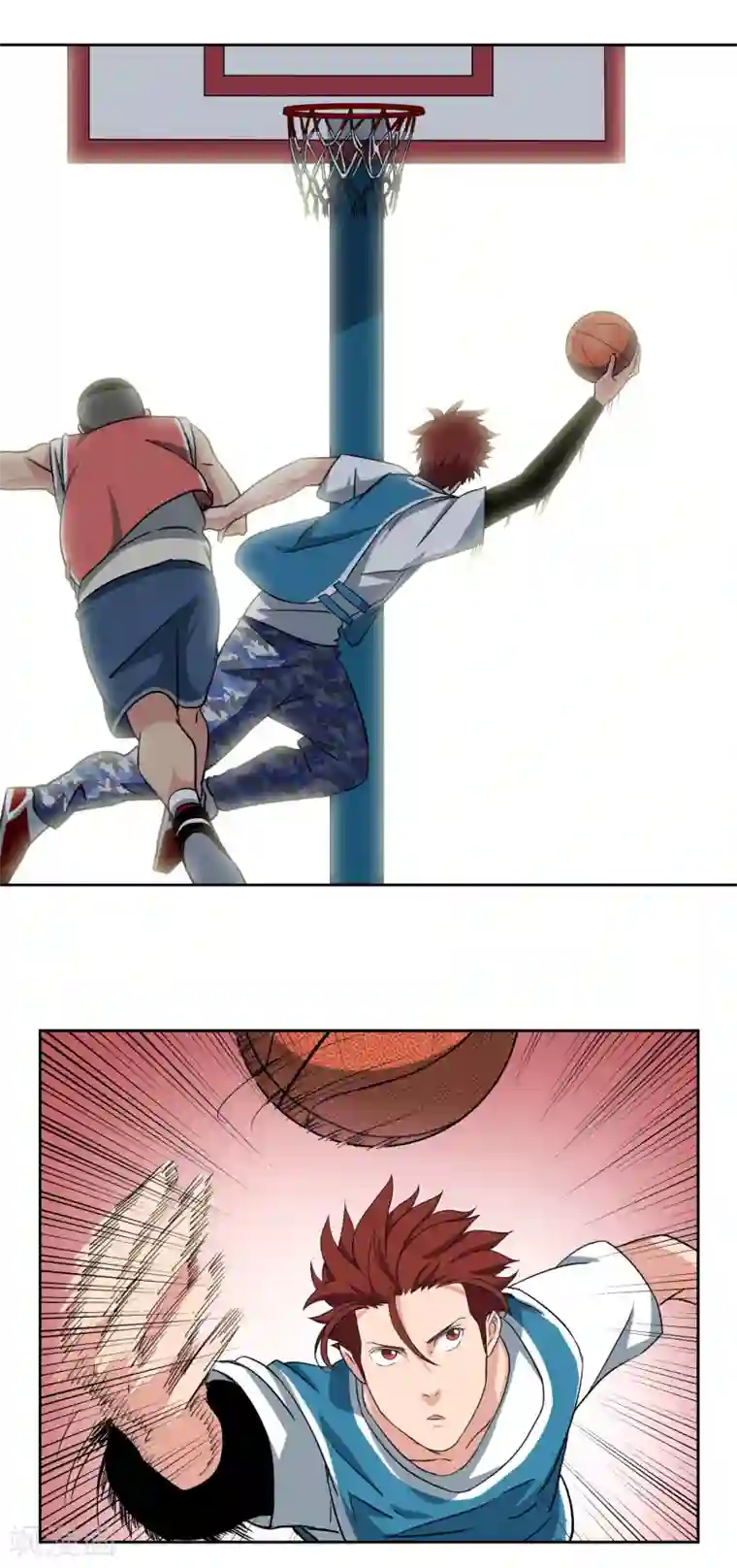 篮板下的青春第38话 稳定军心