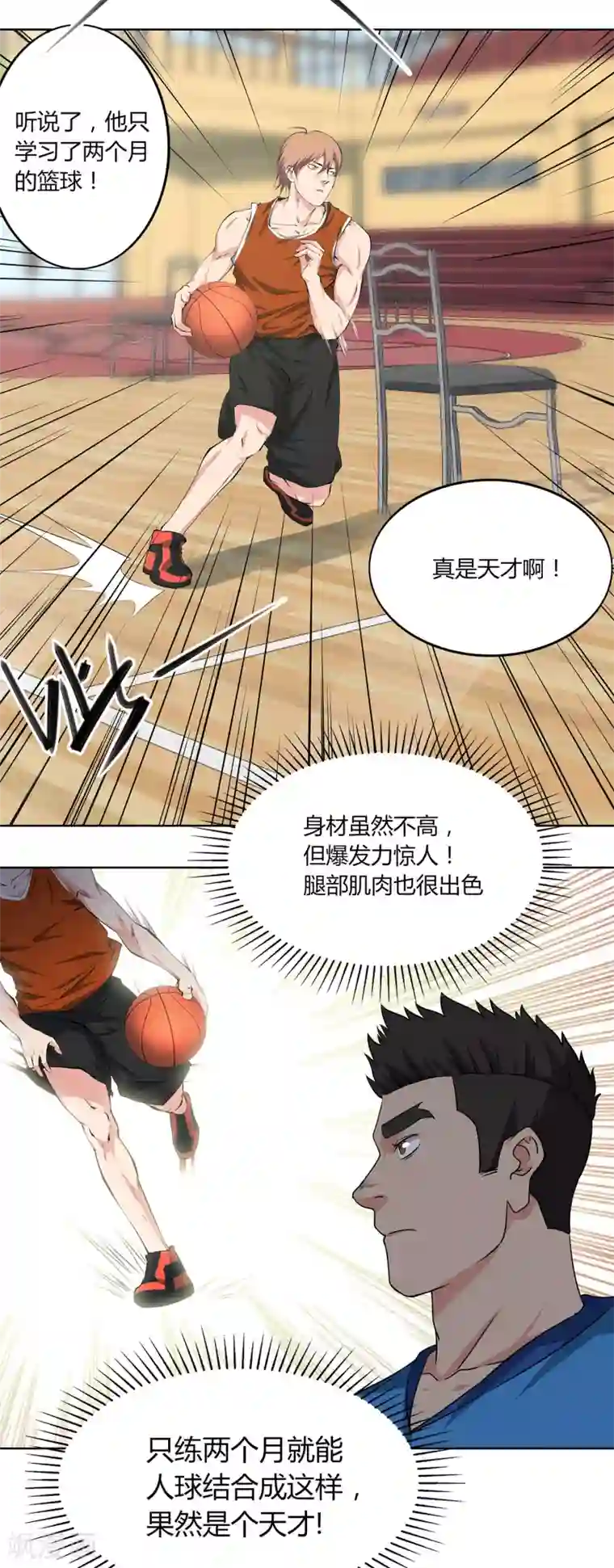 篮板下的青春第57话 测试结束