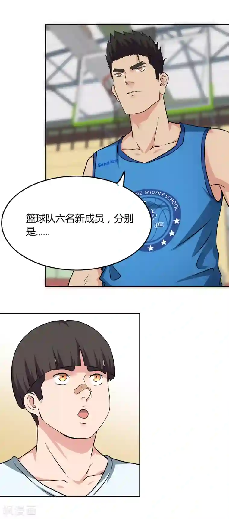 篮板下的青春第58话 新队员名单