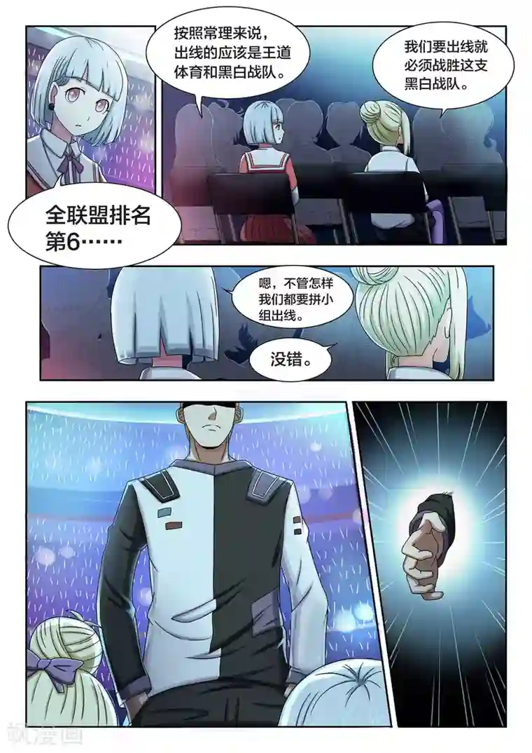 打野英雄第25话 B组的黑白战队