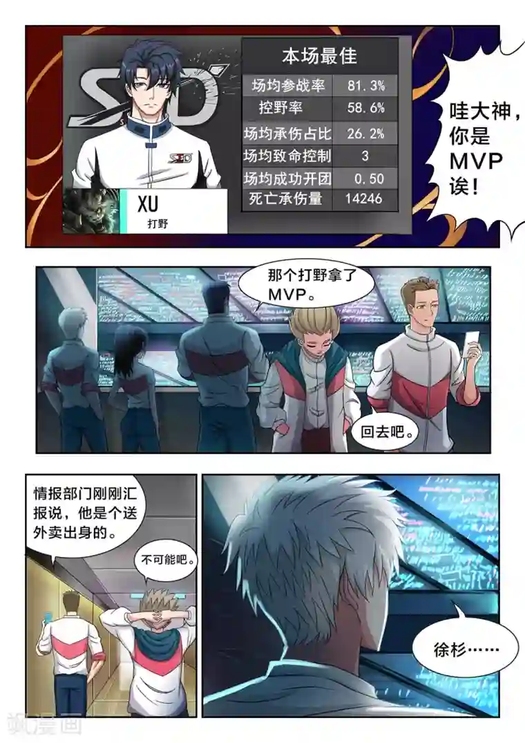 打野英雄第28话 欢呼与鲜花