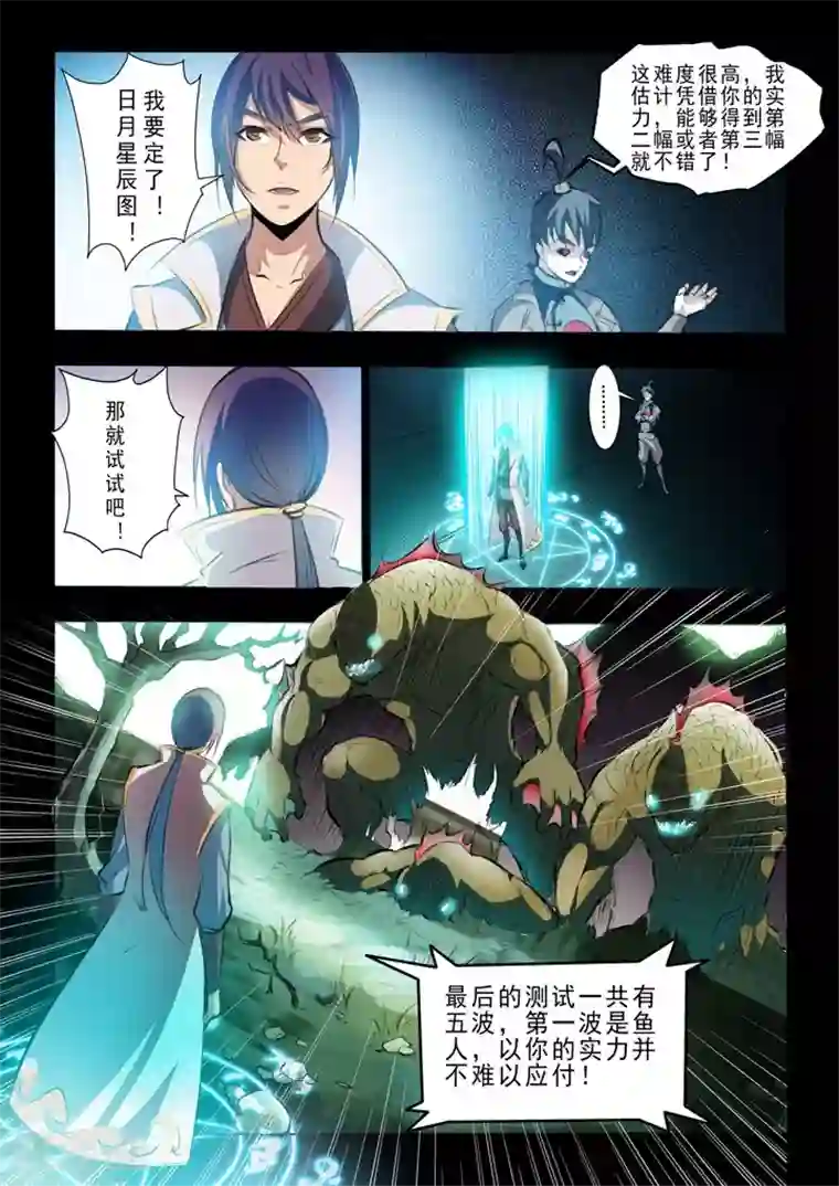 百炼成神第44话 日月星辰图