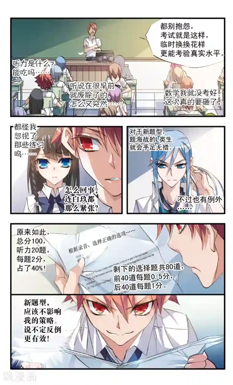 考试王第63话 难道他是L类