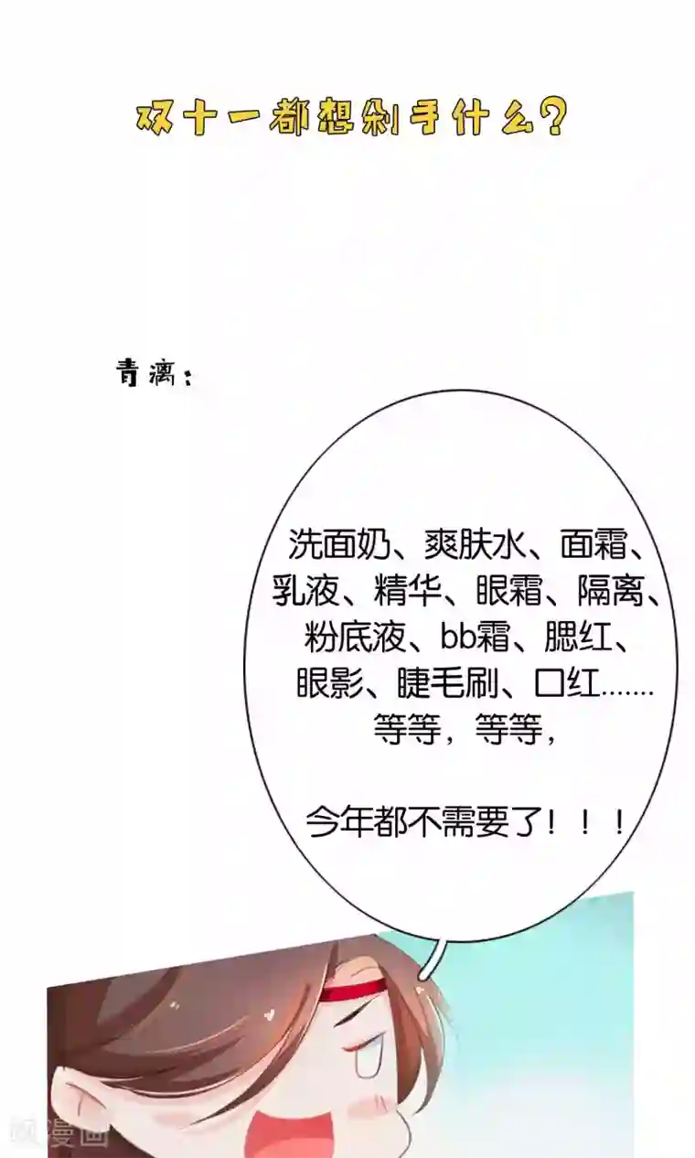 元气少女俏将军番外1 双十一都想剁手什么