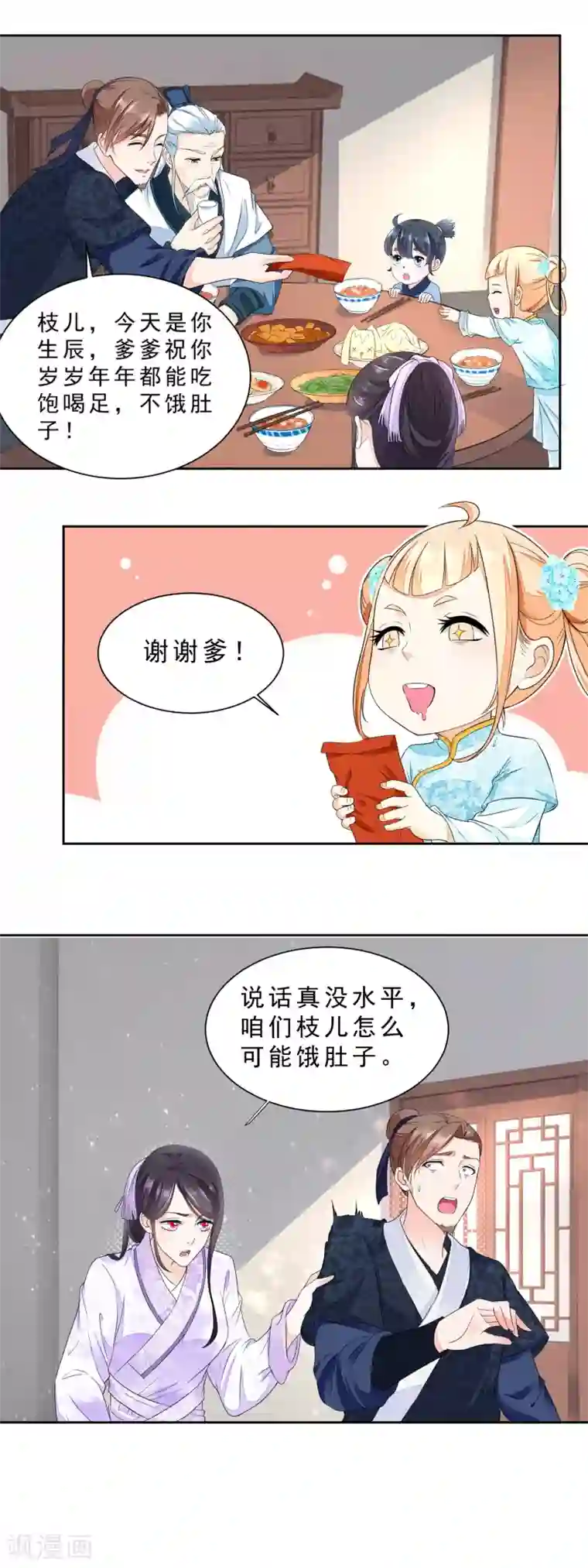 农女殊色第29话 生日收红包啦