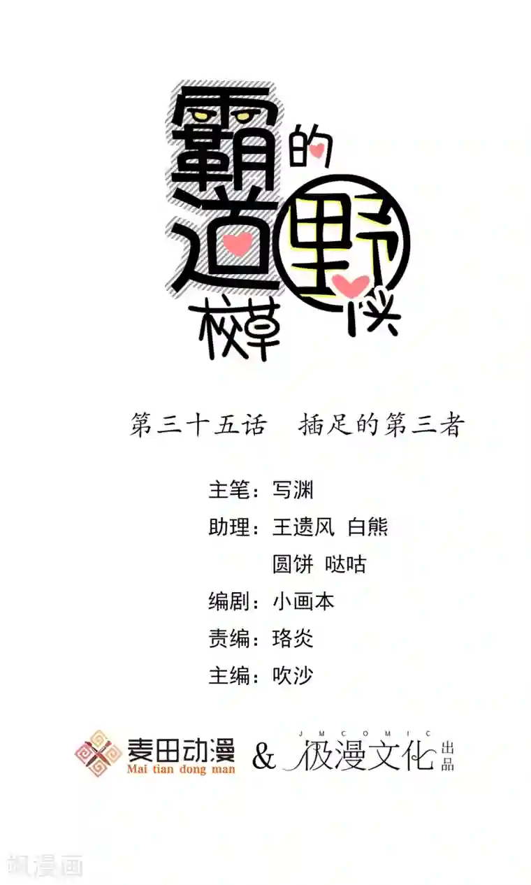 霸道校草的野丫头第35话 插足的第三者