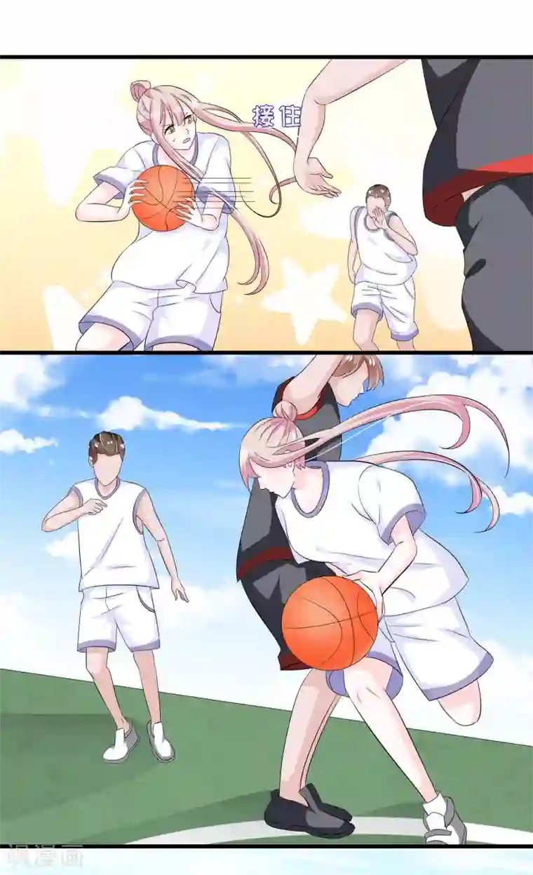 我原来是个病娇第112话 直男唐凌曦打篮球