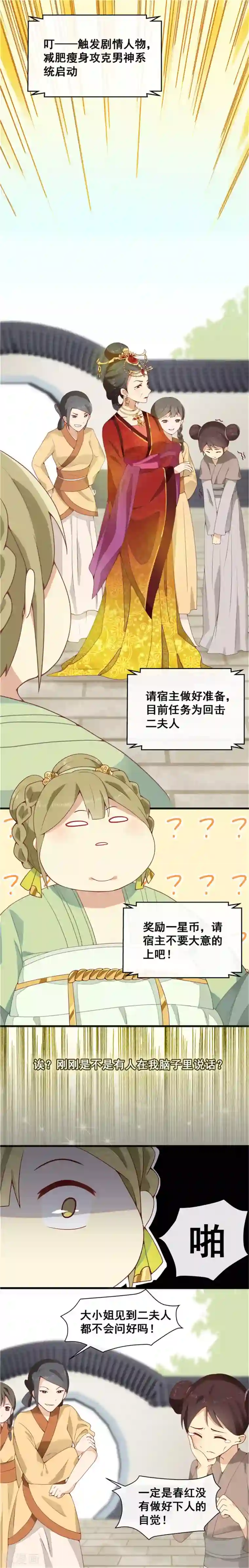 王爷，奴家减个肥第1话 穿越了！！！