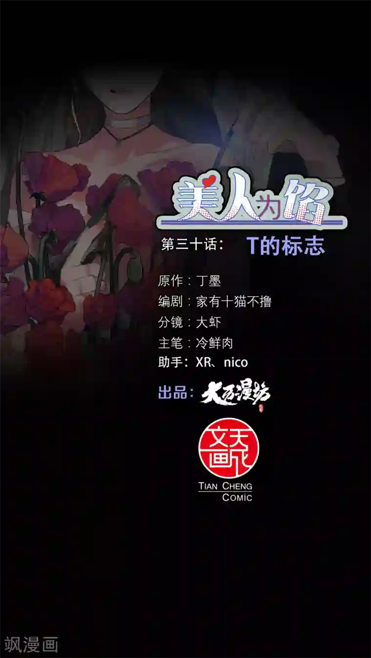 美人为馅第30话 T的标志