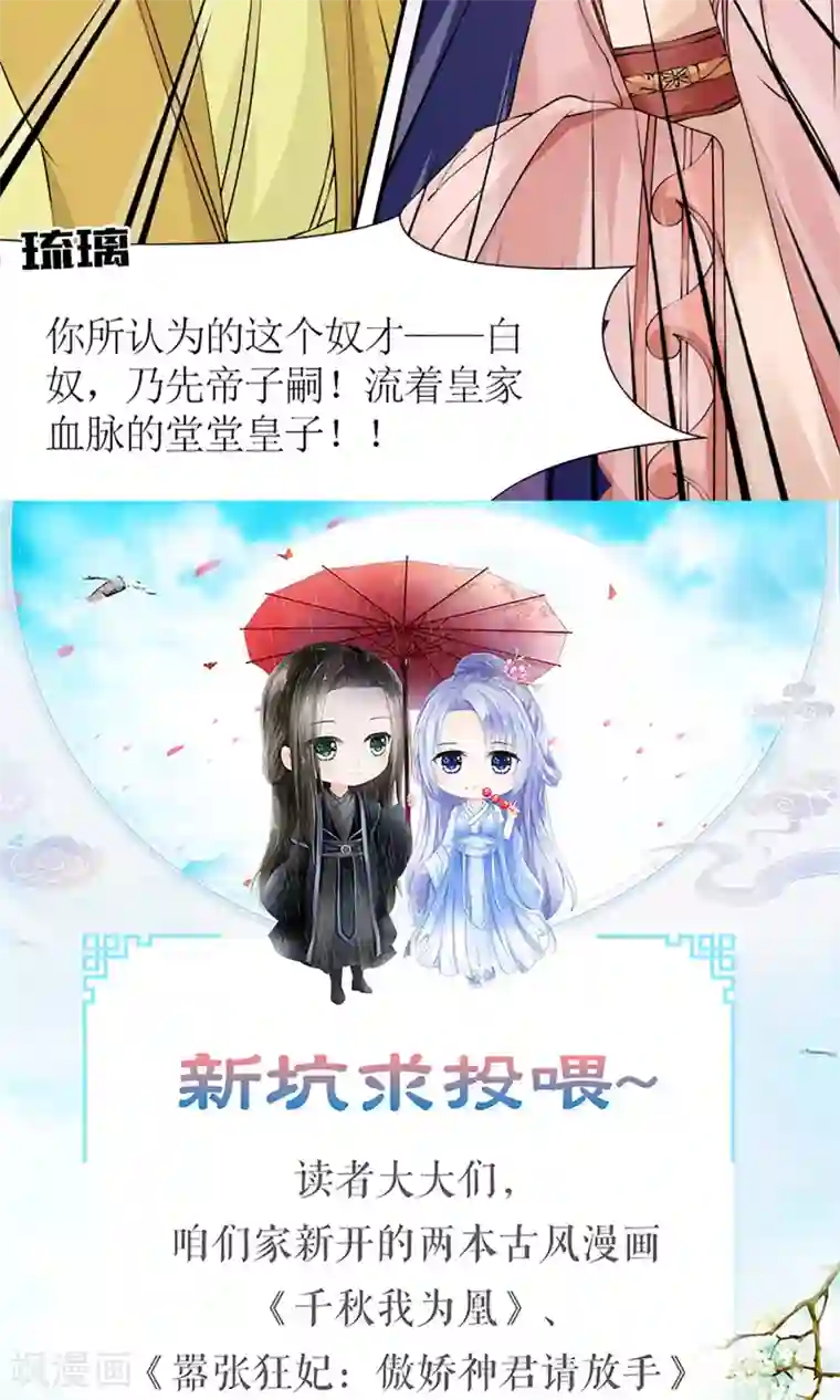 嚣张狂妃：傲娇神君请放手第13话 白奴的身世