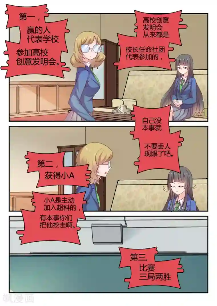 超科学大脑研究部第34话 针锋相对