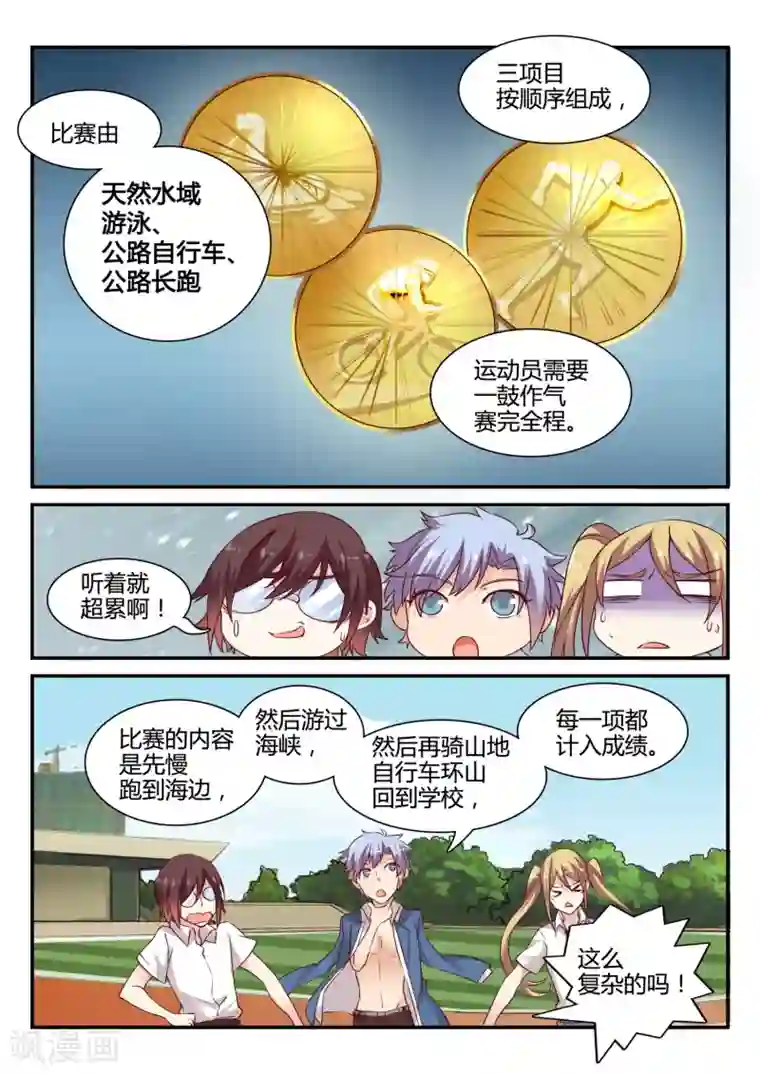 超科学大脑研究部第49话 铁人三项