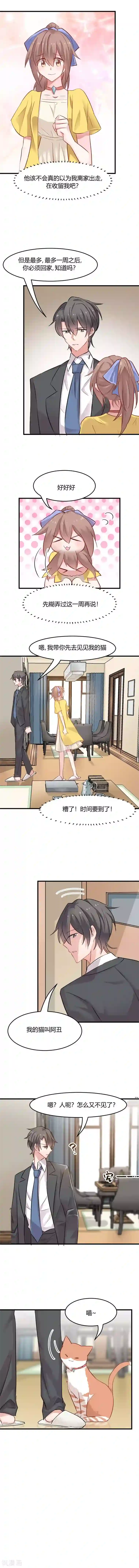 救命！我的男票是妖怪第22话 撸猫不成反被挠