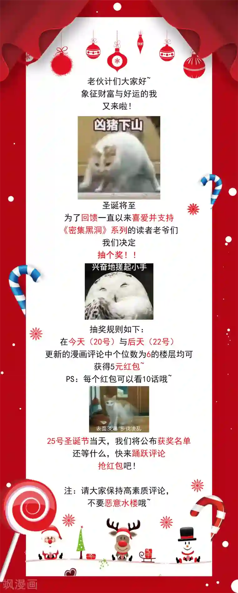 密集黑洞圣诞公告