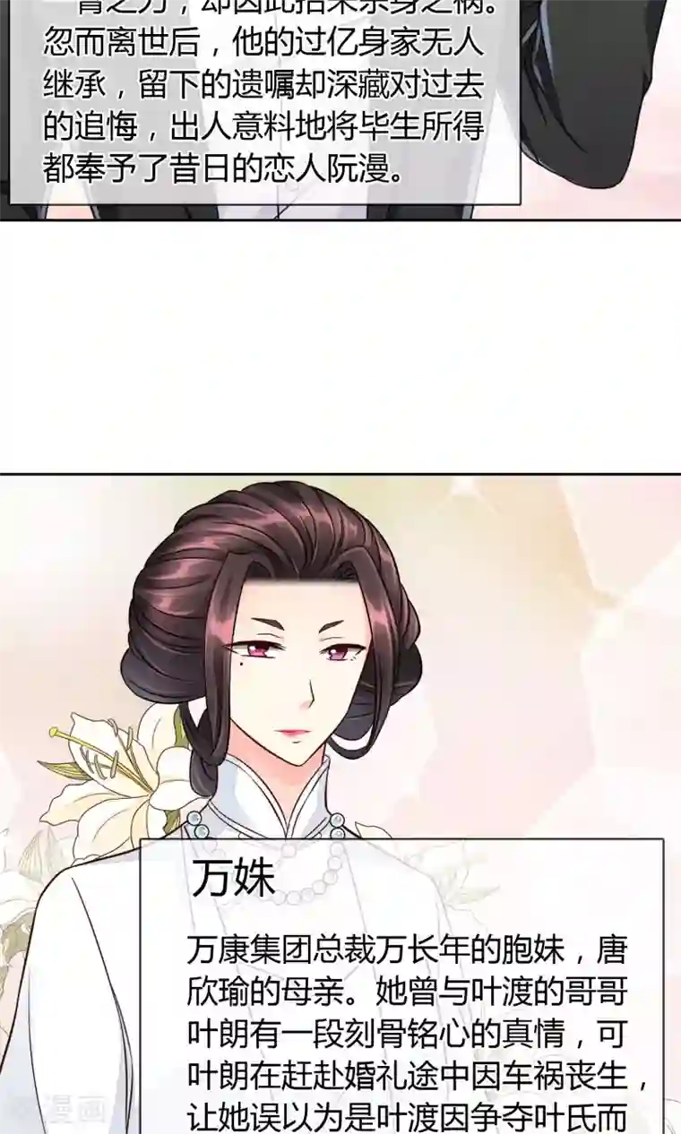 豪门BOSS天价妻番外 人物设定