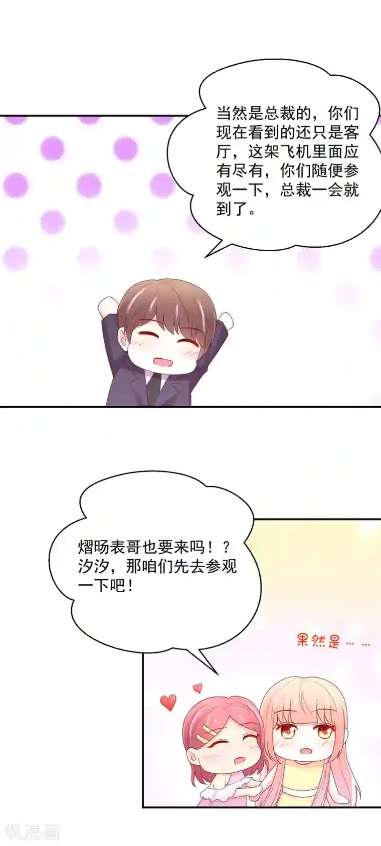 国民男神缠上身第216话 总裁的，私人飞机