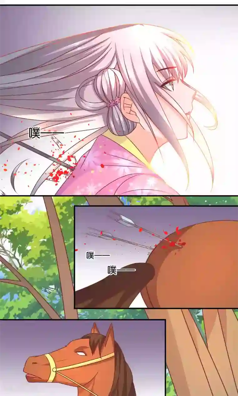 傻萌王爷撩医妃第44话 中箭受伤