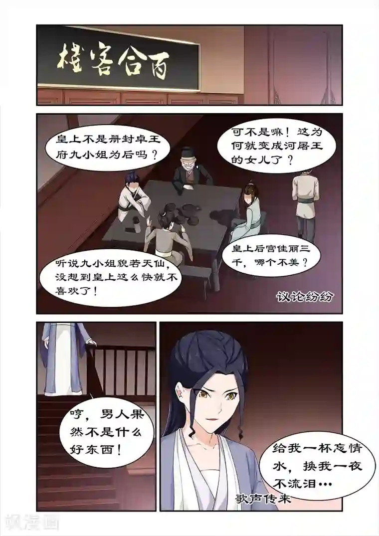 拒绝暴君专宠：凶猛王妃第81话 给我一杯忘情水