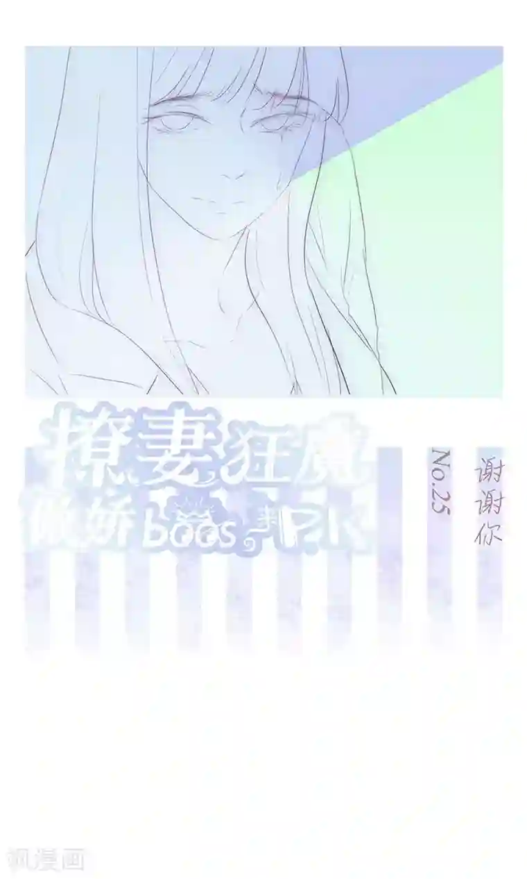 撩妻狂魔：傲娇boss来pk第25话 谢谢你