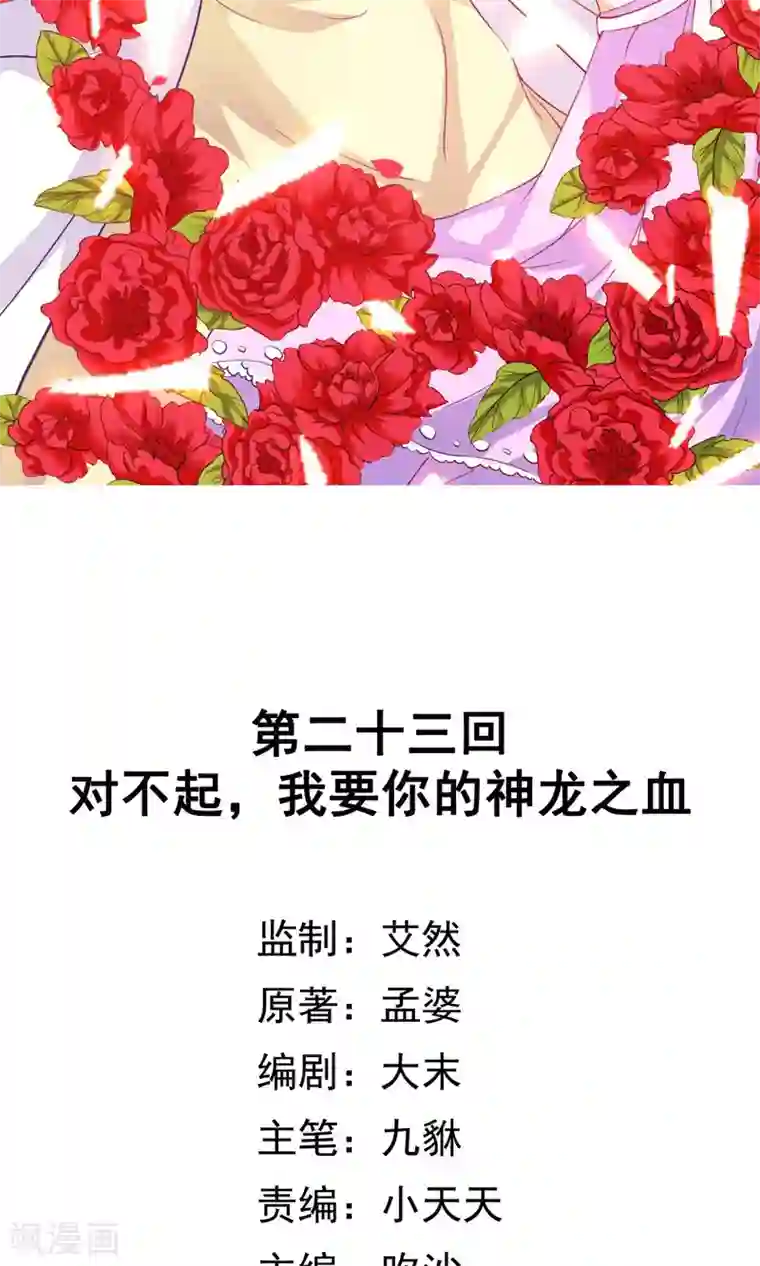 腹黑猫妖别卖萌第23话 对不起，我要你的神龙之血