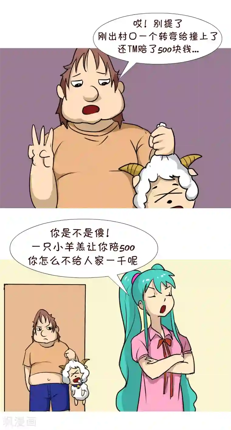 互撸大漫画第87话 撞羊