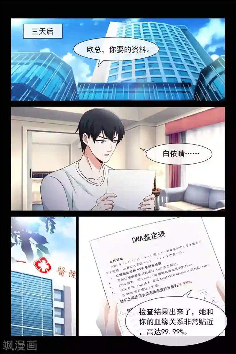 总裁的契约情人第107话 DNA鉴定