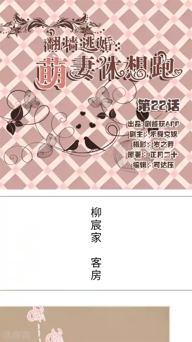 翻墙逃婚：萌妻休想跑第22话