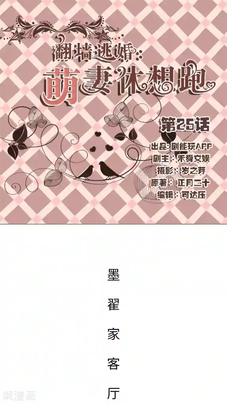 翻墙逃婚：萌妻休想跑第25话