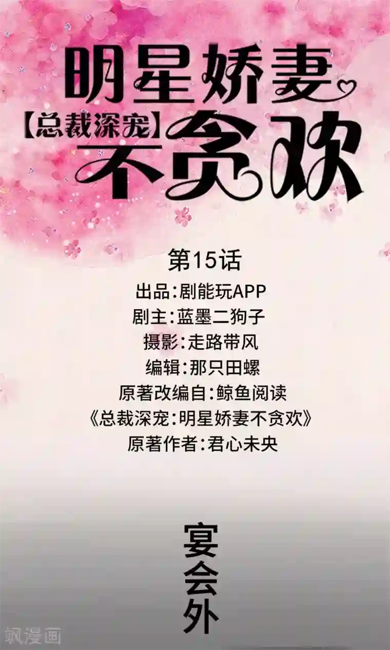 总裁深宠：明星娇妻不贪欢第15话