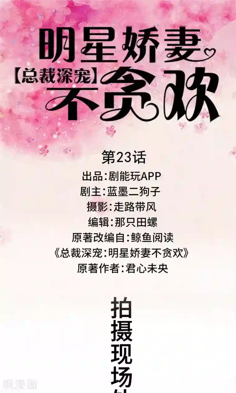 总裁深宠：明星娇妻不贪欢第23话