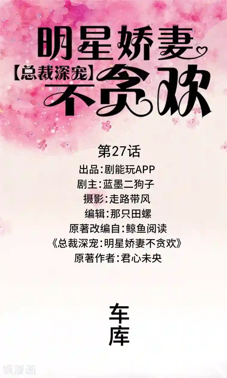 总裁深宠：明星娇妻不贪欢第27话