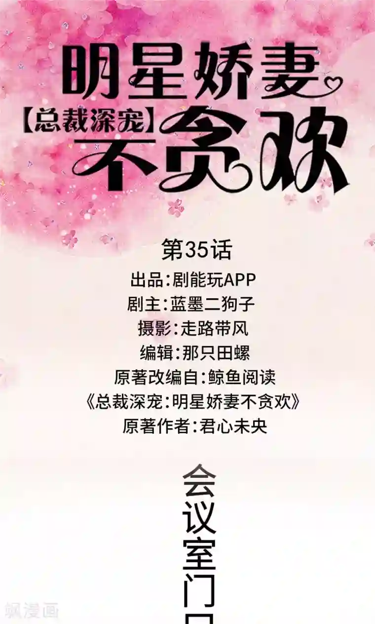 总裁深宠：明星娇妻不贪欢第35话