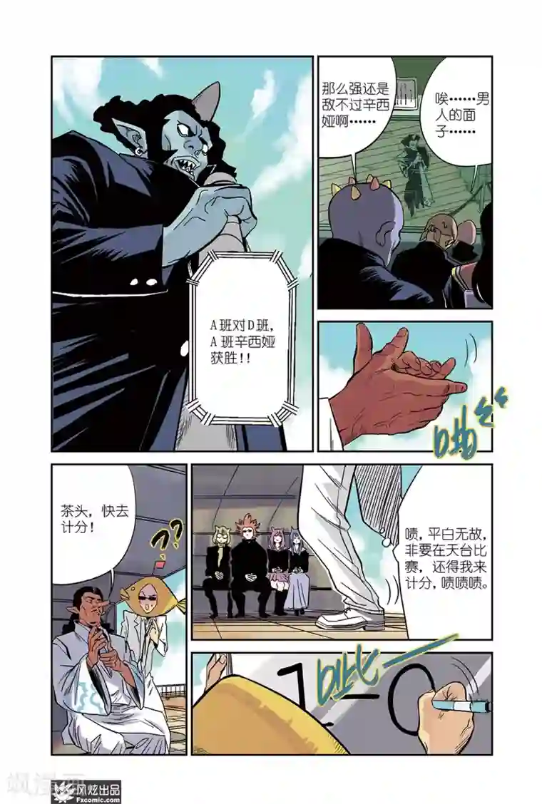 怪物学院第15话2 天台