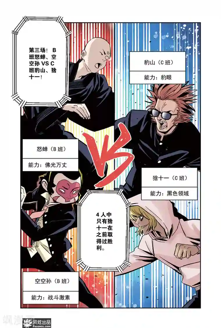 怪物学院第18话1 佛光