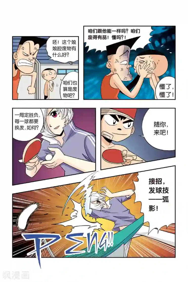 废柴乒团第21话 男子汉的对决！