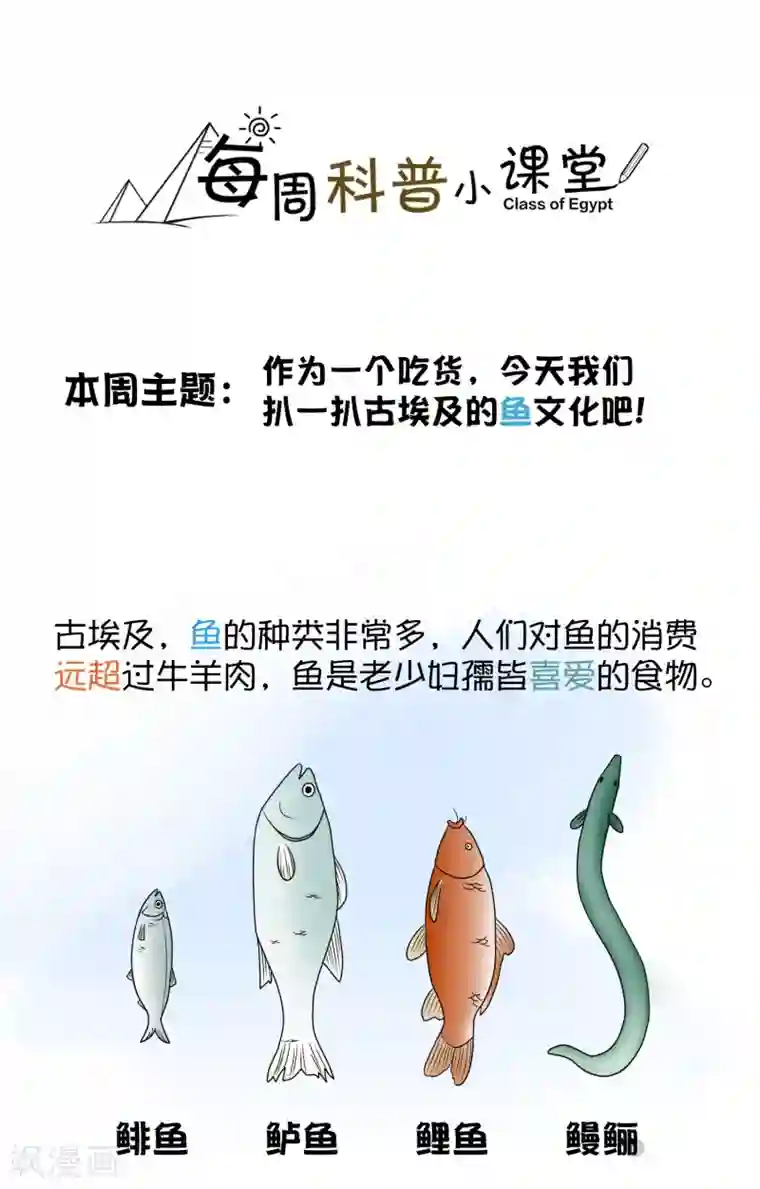 王的第一宠后王的茶话会 福利番外5：古埃及的鱼文化